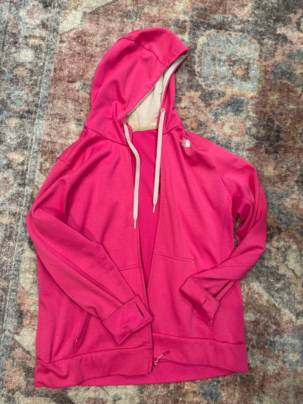 The North Face Pink Fleece-Lined Jacket